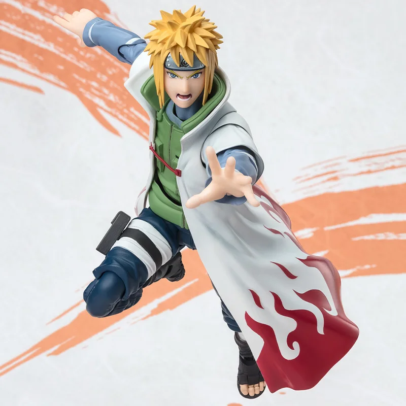 In Stock Genuine Original S.H.Figuarts Namikaze Minato NARUTOP99 Action Anime Figure Collectible Model Dolls Statuette Ornament