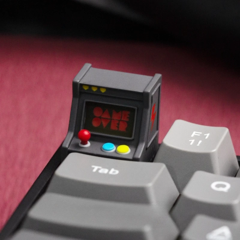 

Ретро игровая консоль Artisan Keycap на заказ игровой полимерный колпачок для клавиатуры 1U оригинальный точечный колпачок для механических аксессуаров для клавиатуры