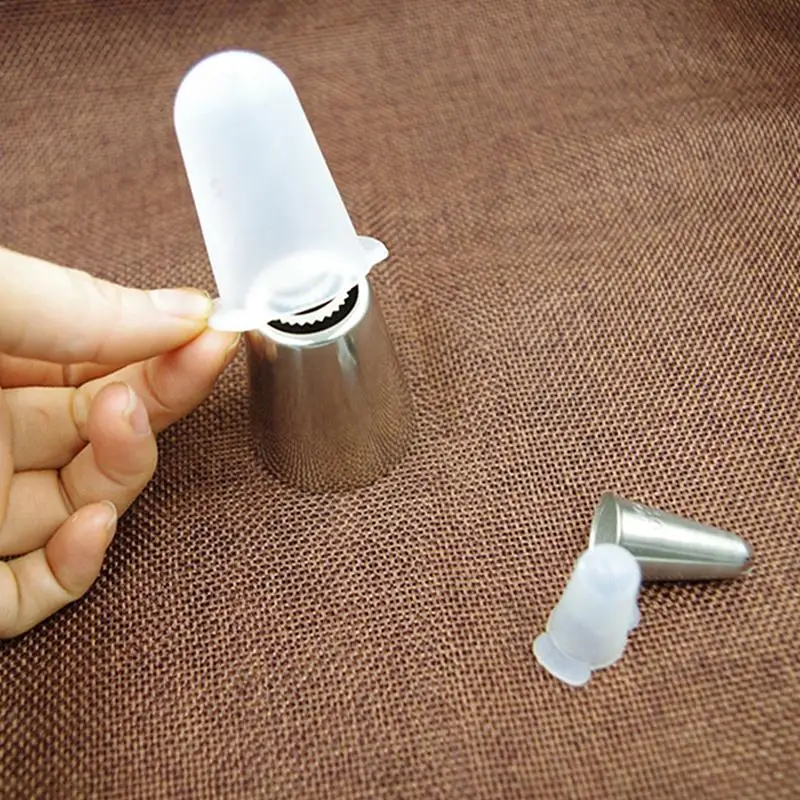 1Pcs Cake Nozzle Cover Set Premium Silicone Material Resists Deformation Fits Most Tips Easy Clean Baking Accessories