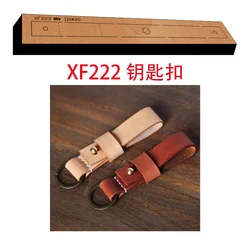 Leather Die Cutter Japan Steel Blade DIY Leathercraft Car Key Ring Hanging Belt Die Cutting Knife Mould Hand Leather Punch Tool