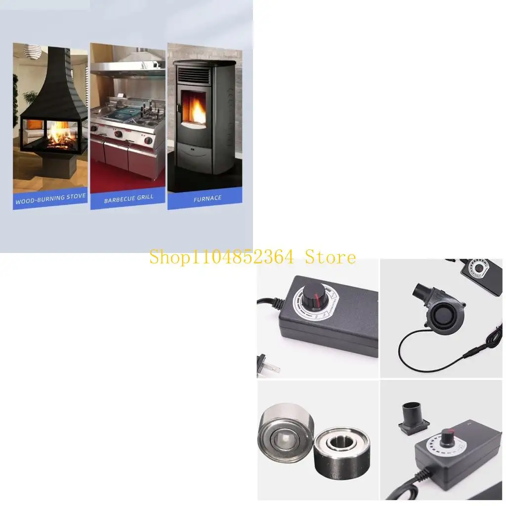 

652F BBQ Fan Fean 12 В 3600 об / мин для открытых барбекю Огненные