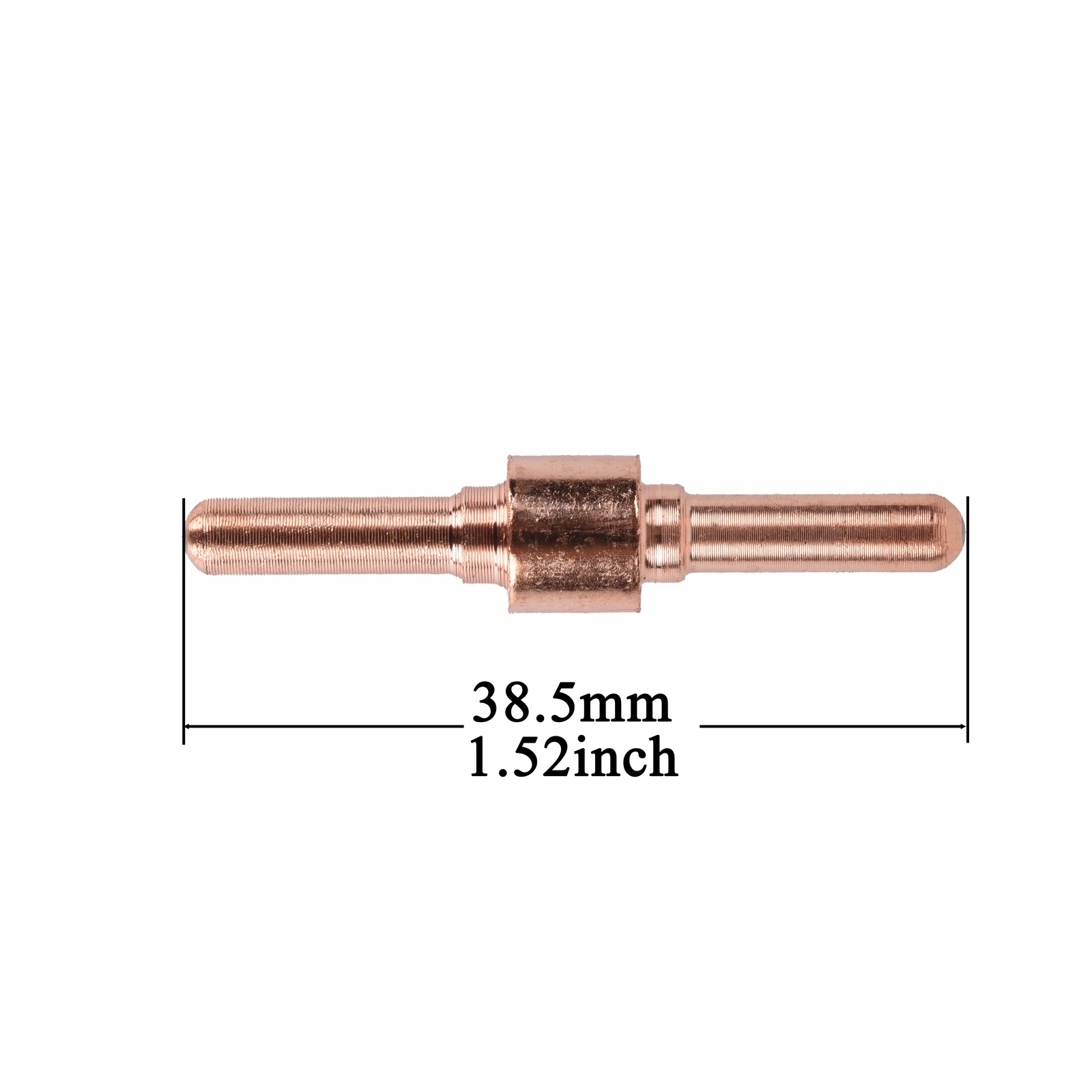 Imagem -04 - Eletrodos de Ponta Longa de Cobre Vermelho Bicos Consumíveis Cortador de Plasma de ar Fits Pt31 Lg40 40a 100 Pcs 200 Pcs