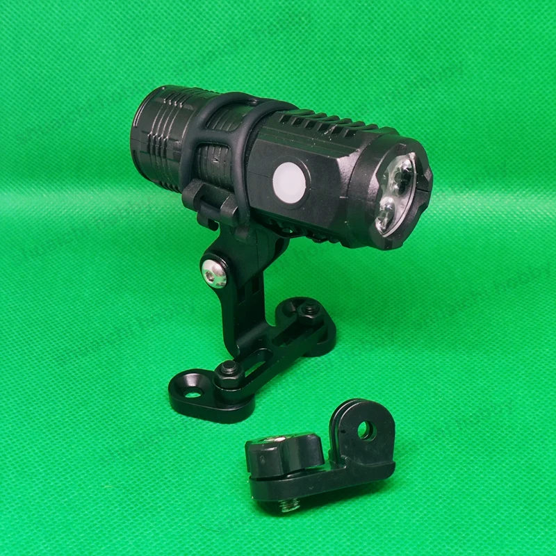 1Set Universal Aluminum Alloy Lamp Base for Electric Skateboard Adjustable Mounting Hole Flashlight Bracket DIY Retrofit Holder