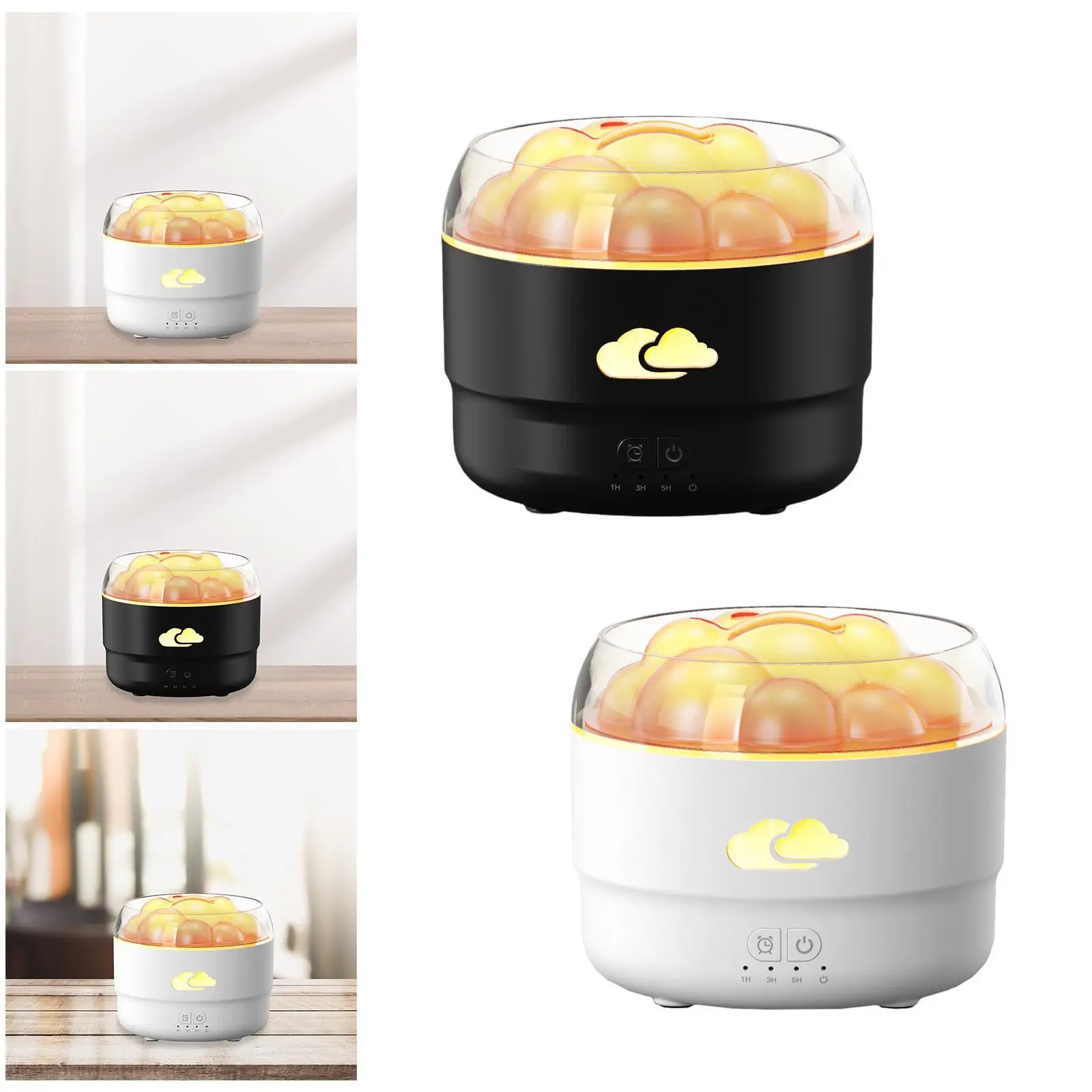 Small Air Humidifier LED Lights Farmhouse Bedroom Gift Portable Humidifier
