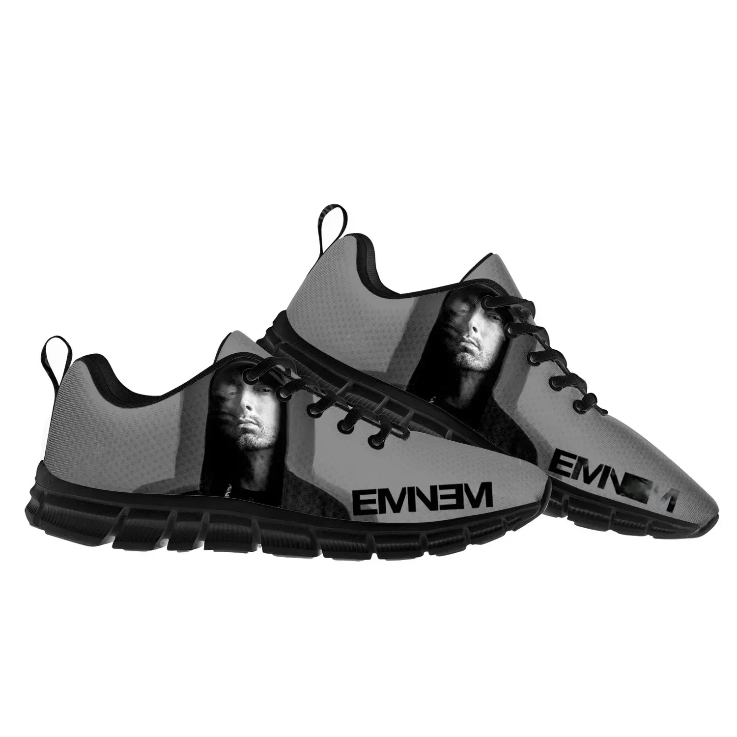 Eminem Hip Hop Rapper Music Popular Sports Shoes Mens Womens Teenager Breathable Sneakers Custom High Quality Couple Shoes