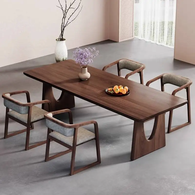 

Designer Event Table Wooden Waterproof Nordic Restaurant Dining Coffee Table Kitchen Living Room Mesas Comedor Luxury Furniture