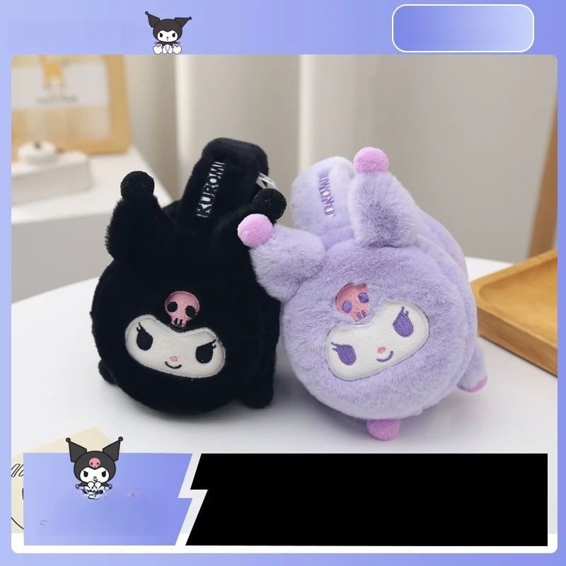 MINISO 정품 Sanrio Pacha 개 어린이 따뜻한 귀 컵 플러시 만화 소년과 소녀 귀 컵 귀 팩 귀 따뜻한 귀 커버