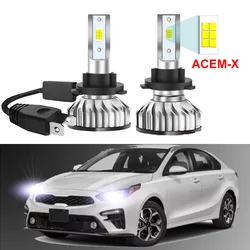 2Pcs  For Kia Forte For Kia K3 2017 2018 2019 2020 2021 Led Headlight Bulb High Low Beam Canbus 6000K