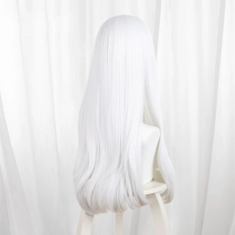 Game Duet Night Abyss Berenika‌ Costume Wig Women Lolita White Long Hair Heat Resistant Synthetic Wigs Christmas Carnival Prop