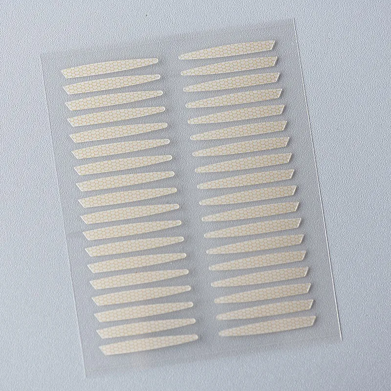 1 シート目に見えない二重まぶたテープ自己粘着透明ステッカースリム/ワイド防水繊維まぶたレース痕跡なし