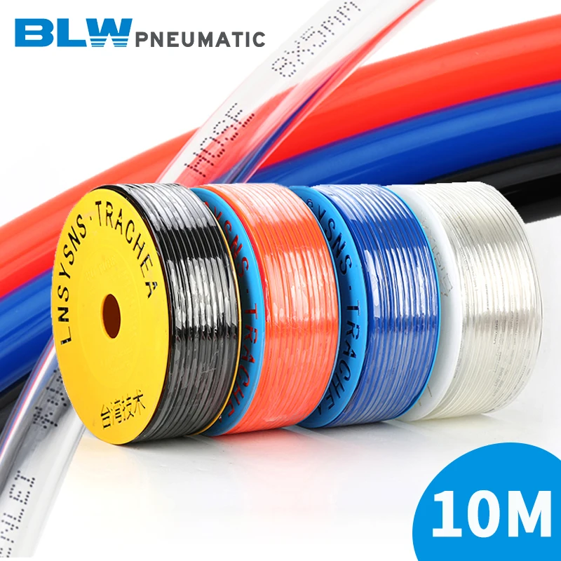 10 Meter 8mm 6mm 4mm 10mm Air Hose Pneumatic PU Tube Pipe For Compressor Polyurethane Tubing 8*5 10*6.5 12*8