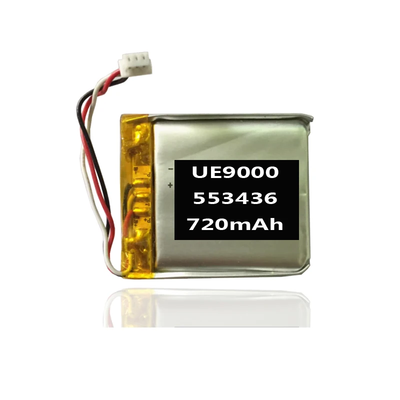 720mAh 553436   Logitech UE9000 헤드셋 헤드폰용 배터리