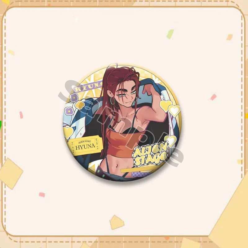 Hyuna Ivan Sua Mizi Luka Till Cartoon-Brosche Anime-Rollenspiel-Abzeichen Anstecknadeln für Rucksack Kleidung Accessoires Schmuck Geschenke – Detail 3