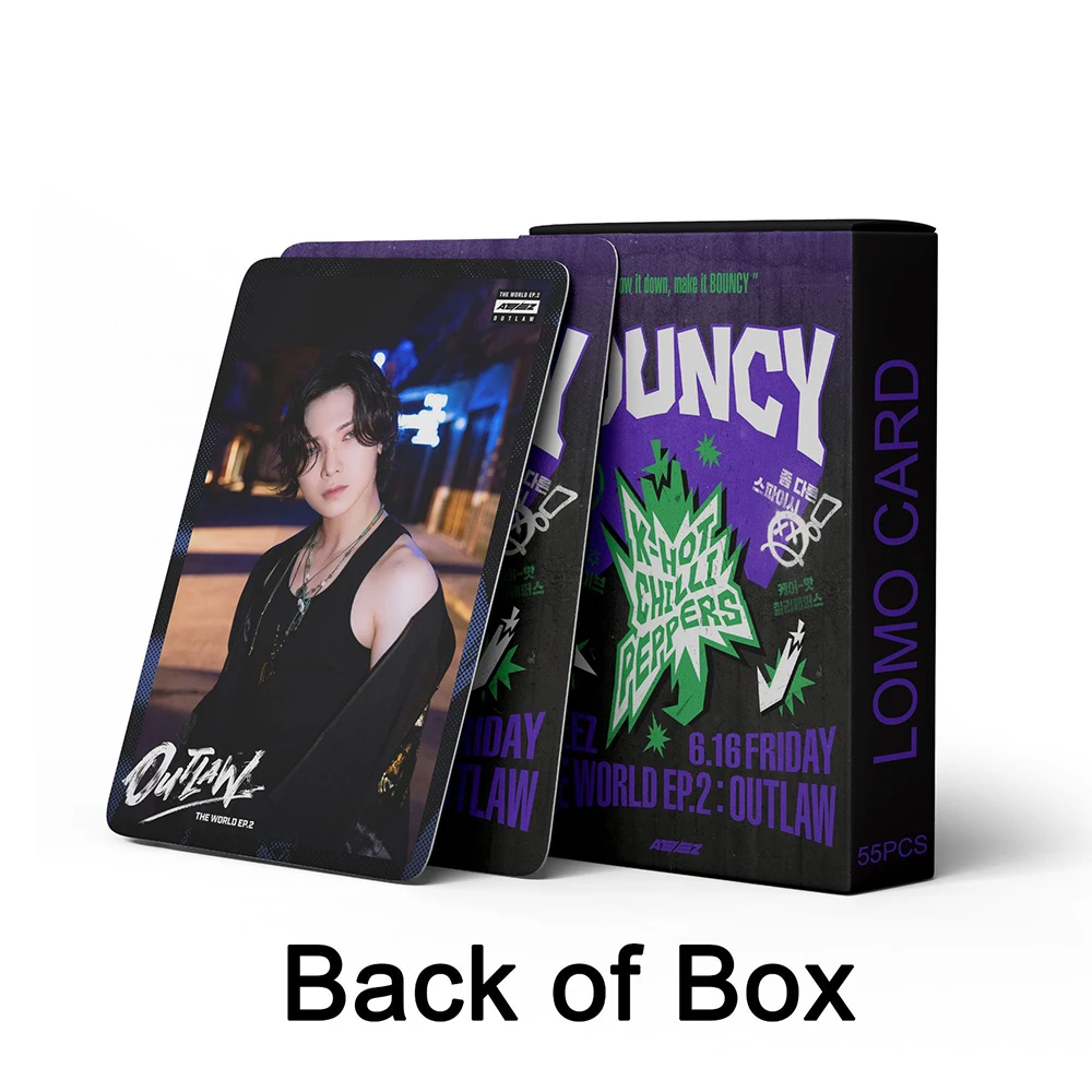 55 egzemplarzy nowego albumu koreańskiego zespołu chłopięcego Solo Small Card Korean Wave Card LOMO Card