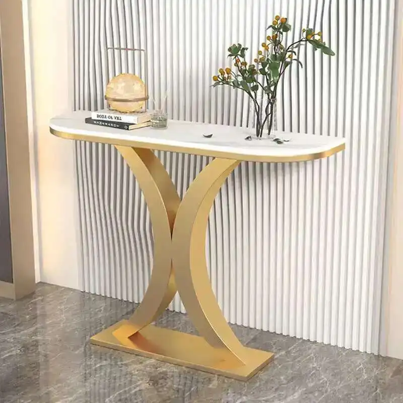 الشمال ضوء طاولة وحدة التحكم الفاخرة لأثاث غرفة المعيشة مدخل الجدول الحديثة المدخل الجدول نصف دائري مدخل الجداول #3