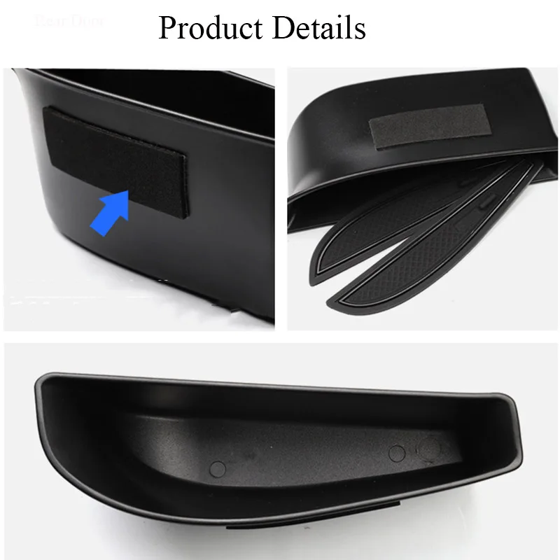 For Volkswagen ID.3 ID.4X ID.4 Crozz Inner Styling Accessories Car Front Rear Door Handle Armrests Storage Phone Holder Box