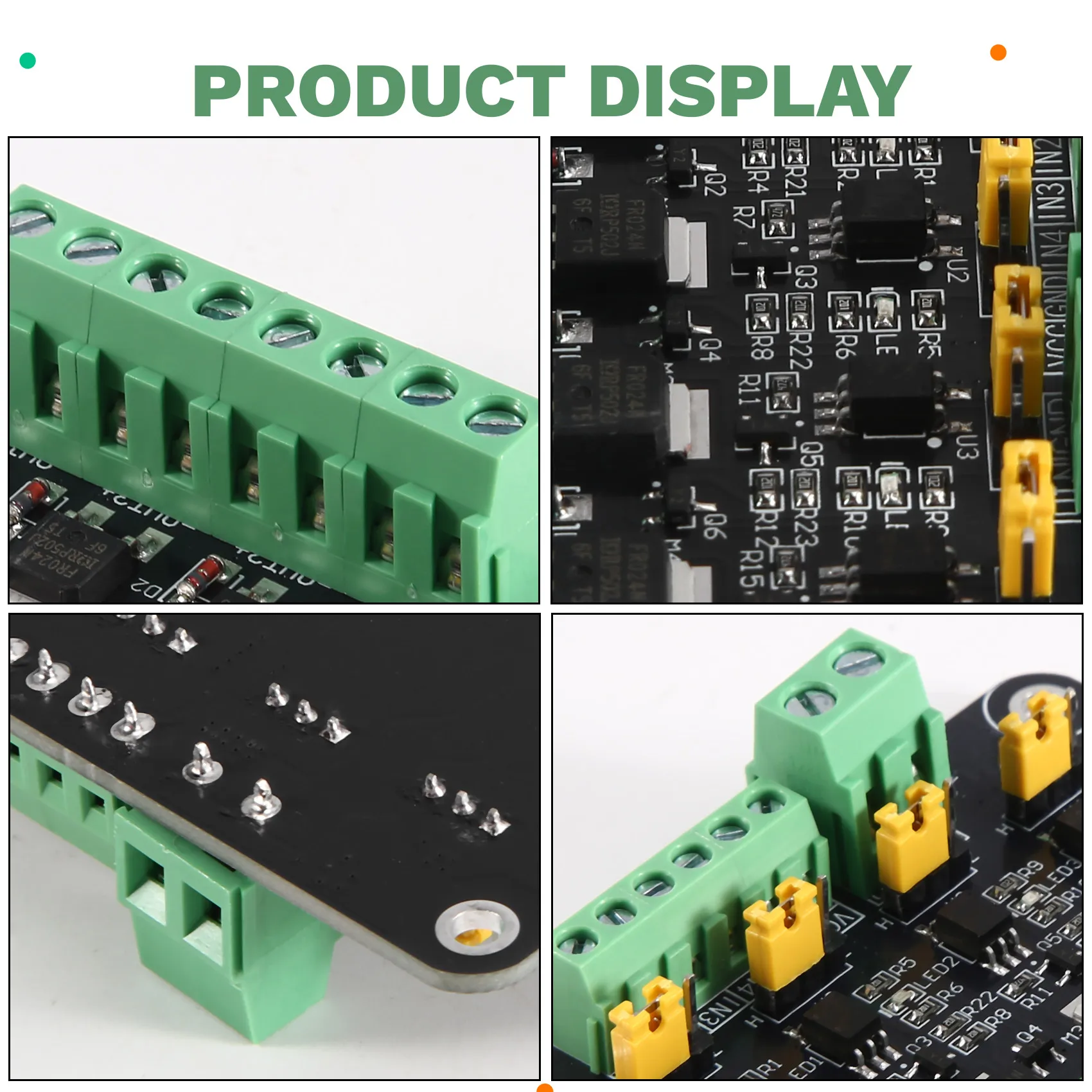 High-Speed 4-Channel N-Channel MOSFET Module 5V Amplification Control Board Optocoupler Isolation Signal Amplifier-A31R