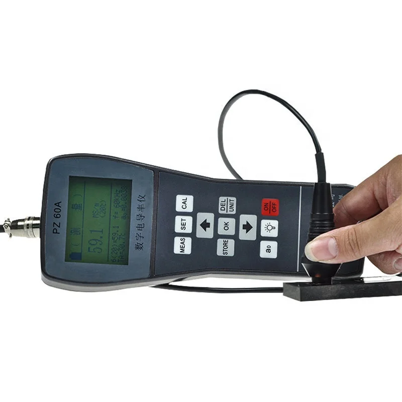 PZ-60A Metal Conductivity Tester Portable Non-magnetic Copper Bar Aluminum Digital Eddy Current Conductivity Detection