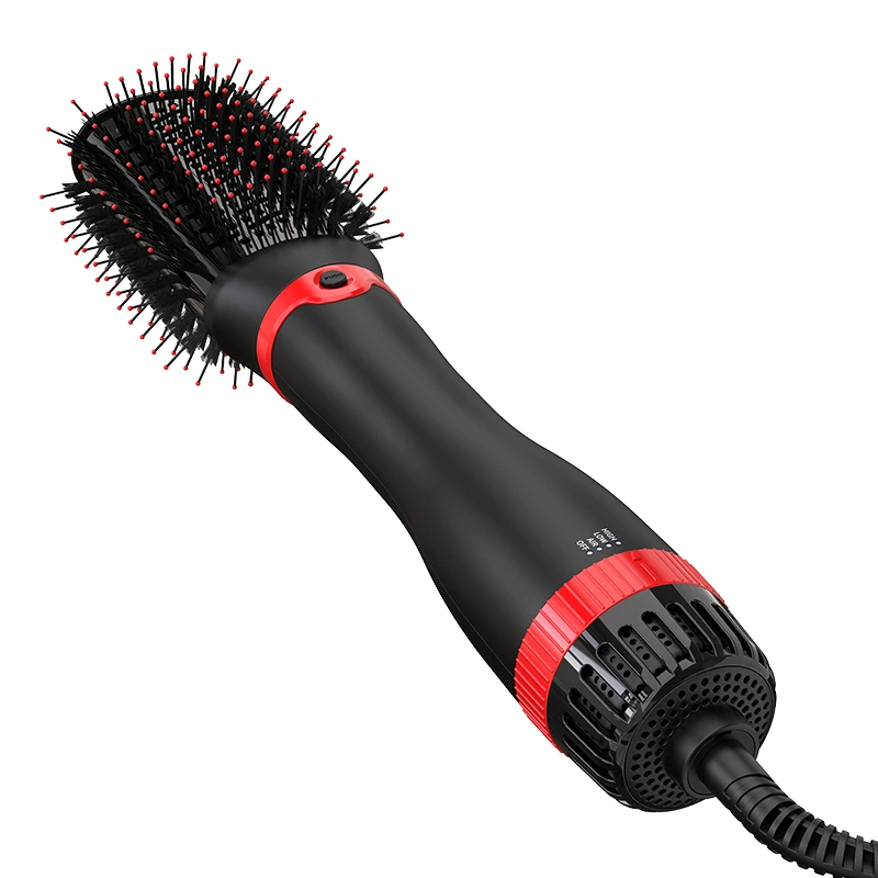 Professional One-Step Hair Dryer Straightener Brush Hot Dryer Electric Comb with Private Label for Household and Hotel Use