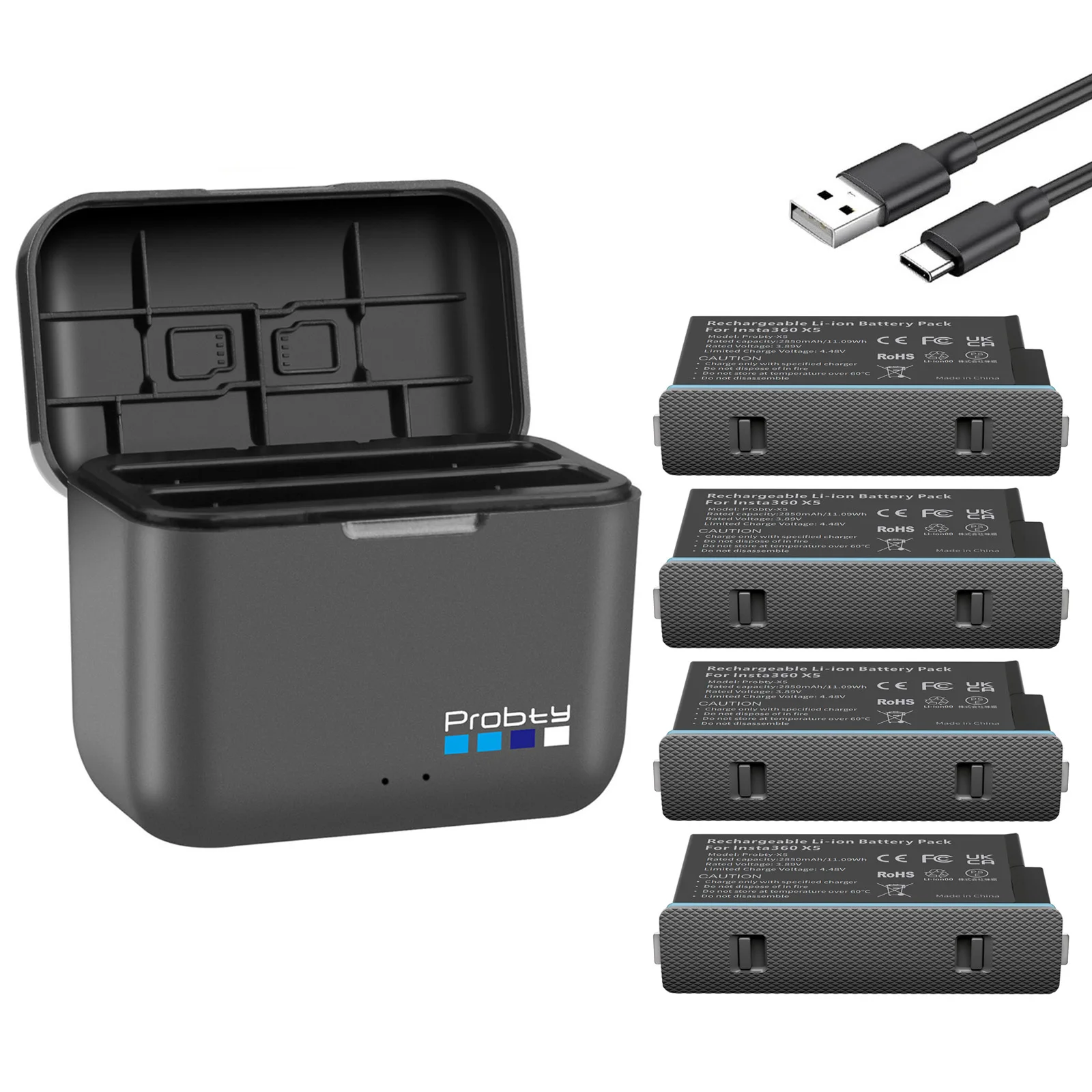 For Insta360 X5 Bat…