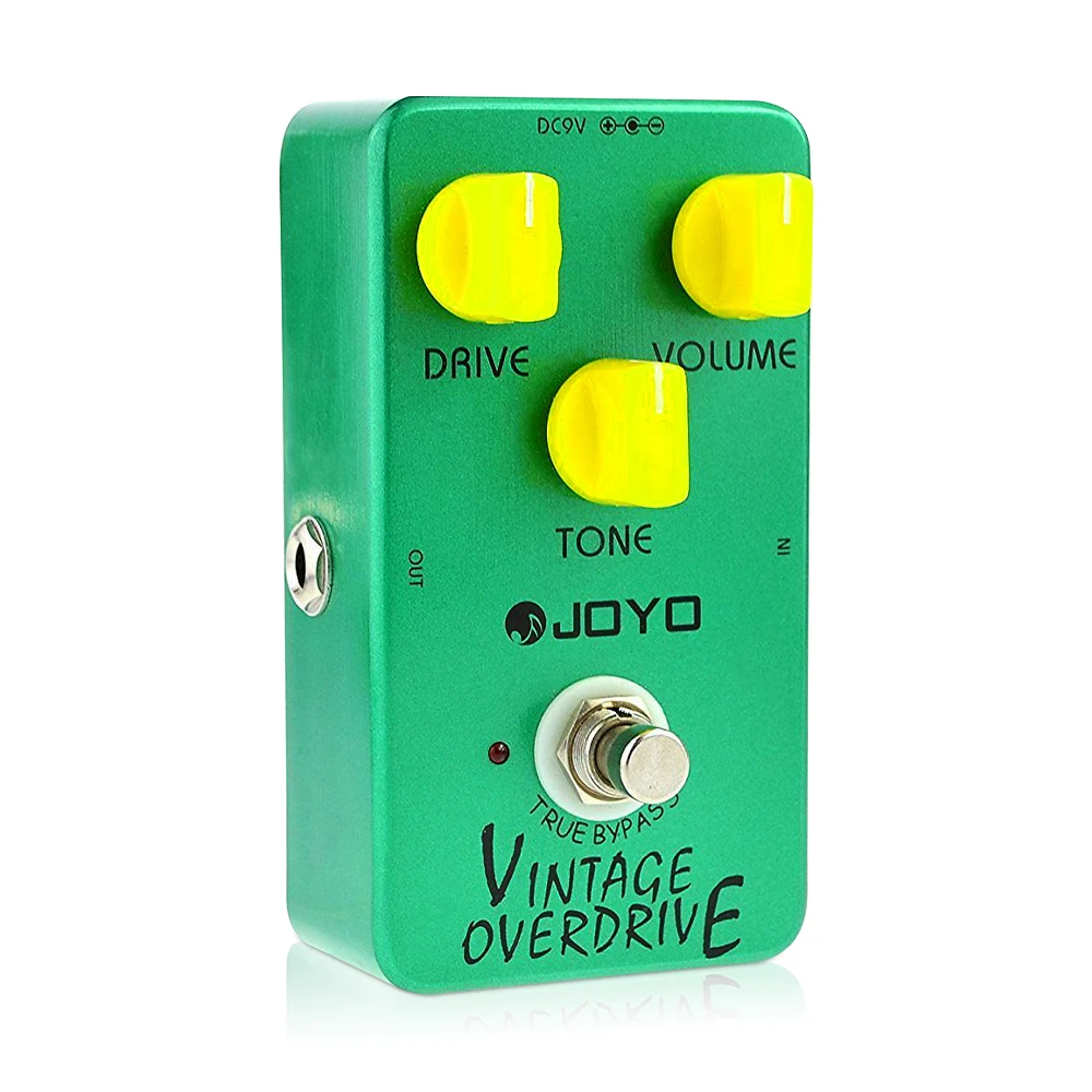 JOYO JF-01 Vintage Overdrive Guitar Pedal Producing Warm Mild Smooth Overtone Overdrive Pedal with Sustain Effect