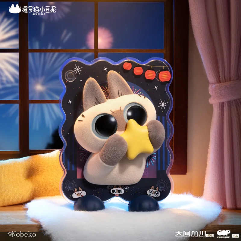 Оригинальная слепая коробка Azukisan A Moment Of Healing Series, полутрехмерные магниты на холодильник, кавайный кот, стиль, аниме-модель Fiugre