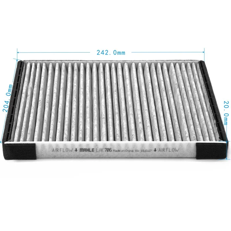 MAHLE LAK706 Activated Carbon Air Cabin Filter For Hyundai ACCENT 3 ELANTRA 3 ELANTRA 4 CARENS 4 CEED JD 97133-1E000 CU2331