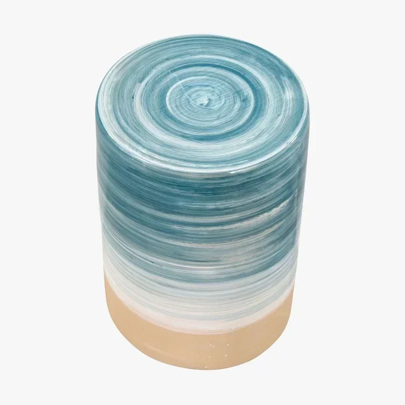 

Modern American style living room furniture luxury side tables square waxed concrete cement side table Hot sales