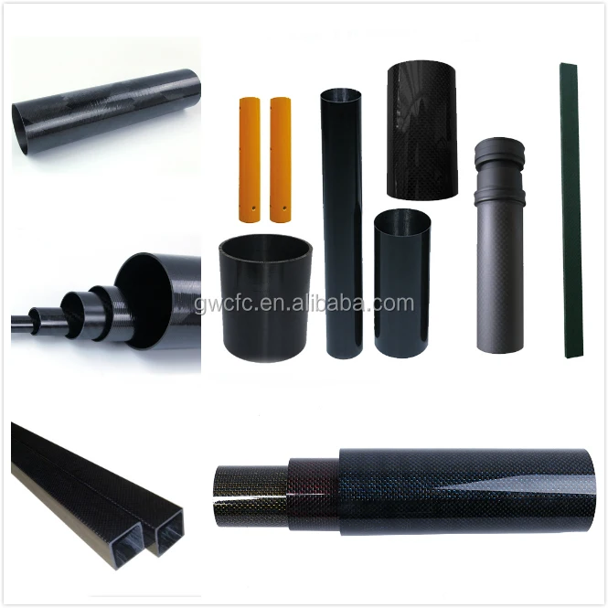 

Thin Wall Oval Carbon Fiber Tube High Strength Lightweight Rod Blank for Professional Pool Cue Shaft Making