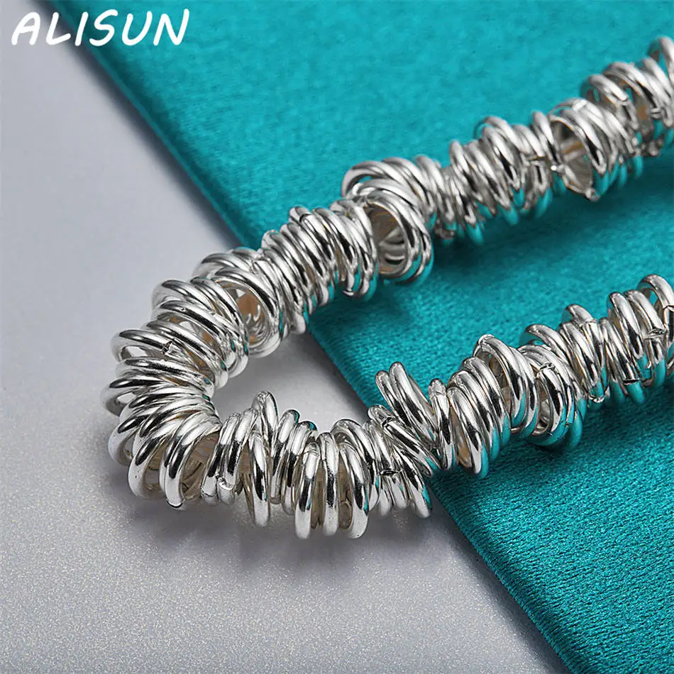 ALISUN 925 Sterling Silver Wrap Bracelets For Women Charm Trend Birthday Gifts Fashion Party Fine Jewelry