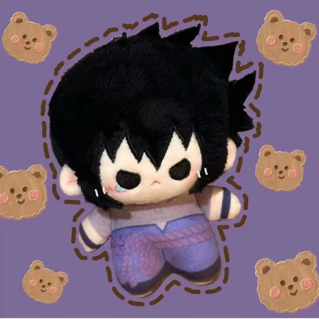 10cm NARUTO animation peripherals Naruto Uzumaki Uchiha Sasuke cotton doll plush toy, gift for friends view 3