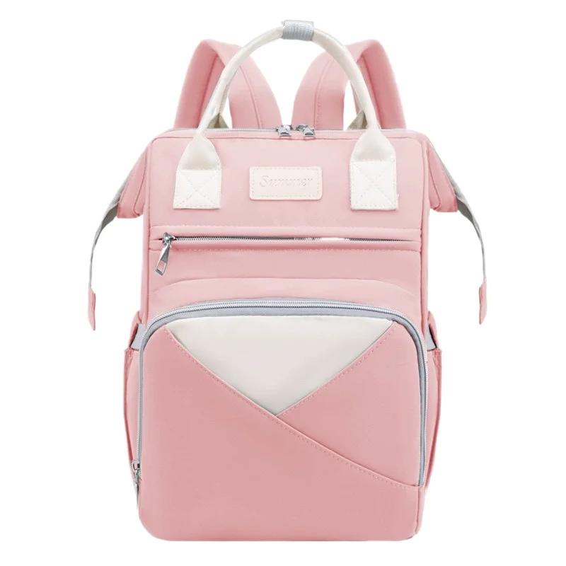 

Diaper Bag Backpack for Moms Large Capacity Multi Pocket Insulated Milk Storage Multifunctional Purse Handbag Travel