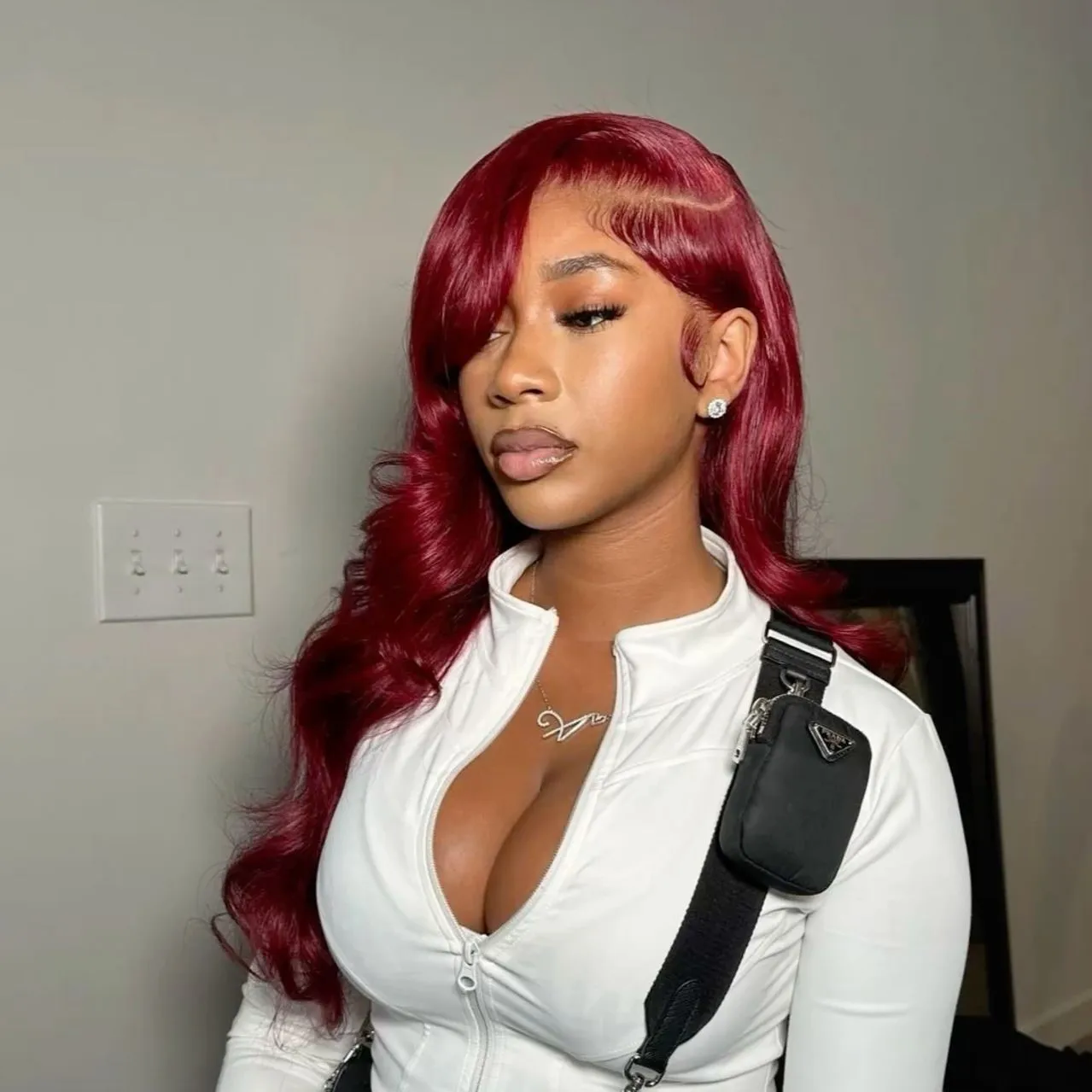 

Body Wave HD Transparent 99J Burgundy Lace Frontal Human Hair Wig 13x6 Curly 36 Inch 13x4 Red Color Lace Front Wig For Women