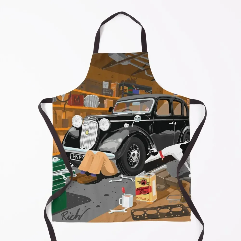 The Garage Supervisor Apron Barista Kitchen Supplies Kitchen Women Nursing Apron