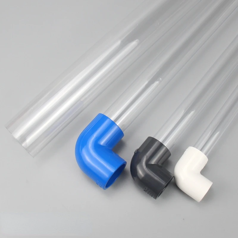 Perspex Transparent Round Tube 50cm Length 16mm~110mm Acrylic Tube High Transparent Tube for Fish Tank 1 Pcs