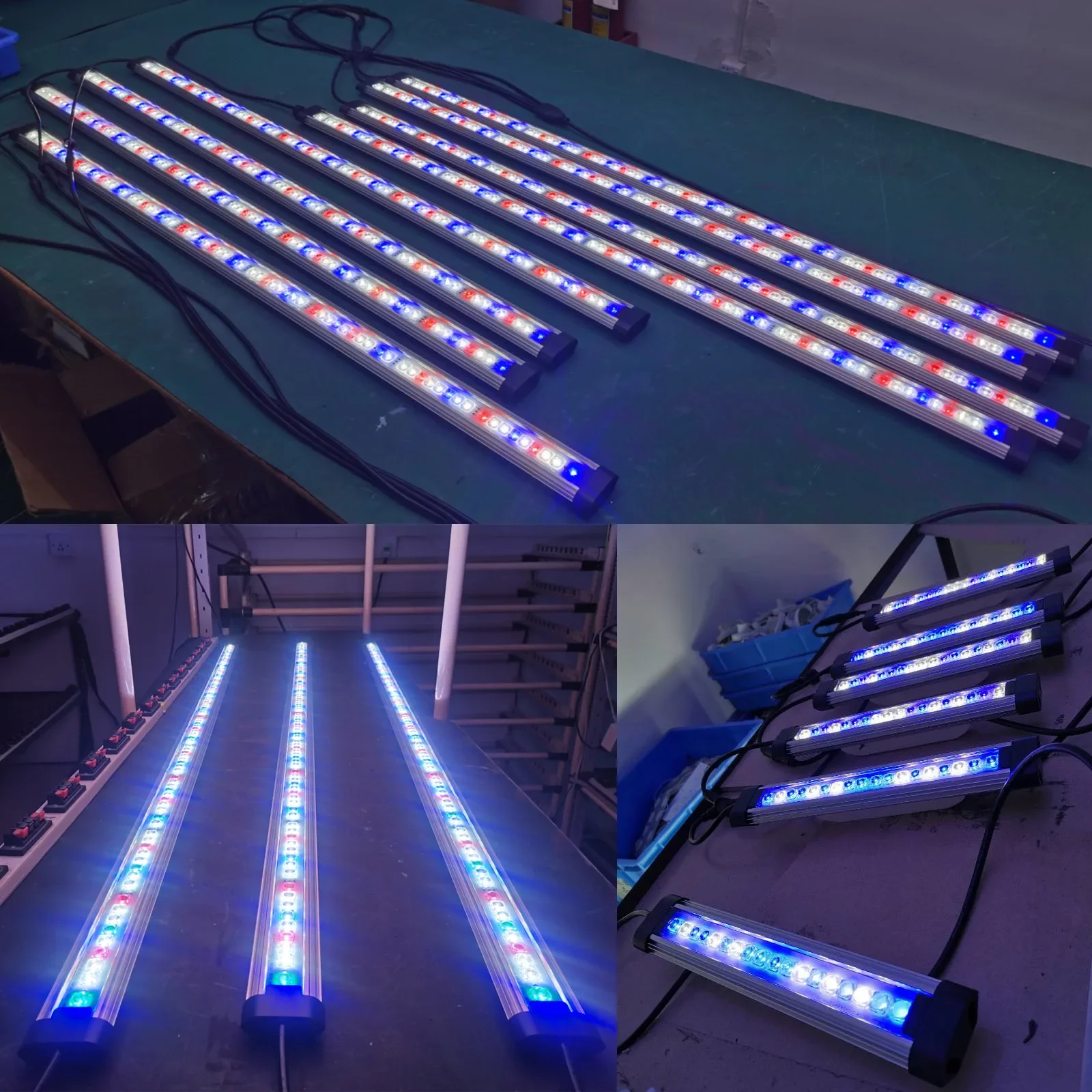 Liweida 1.2M Fish Tank Aquarium 630nm 450nm 65w Full Spectrum Marine Coral Reef Aquarium Light Bar