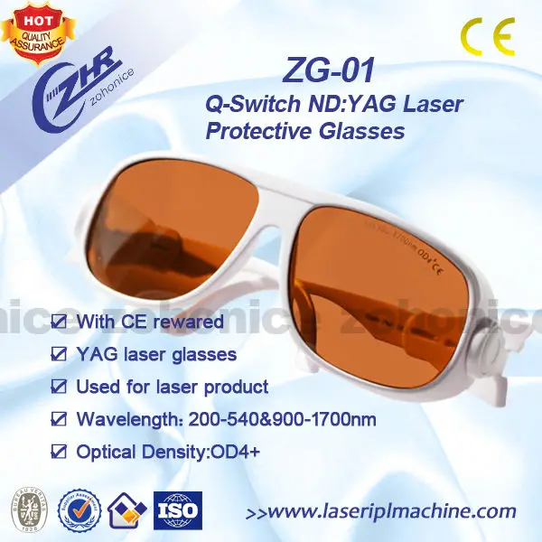 808nm laser safety glasses Laser Safety Glasses190nm-2000nm Eye Protection  OD4+  nd Yag Laser Safety glass