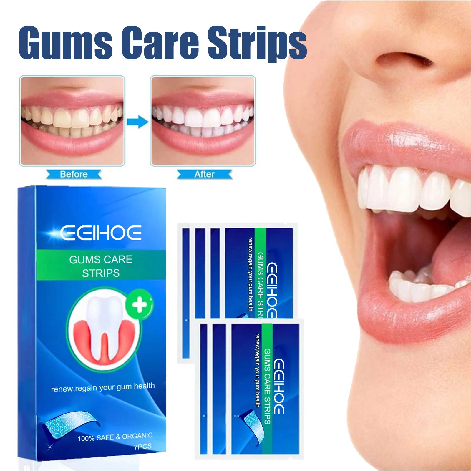 Dental Care Patch Cleans Oral Hygiene, Relieves Swelling, Avoids Inflammation, and Allows You To Have A Perfect Oral Cavity