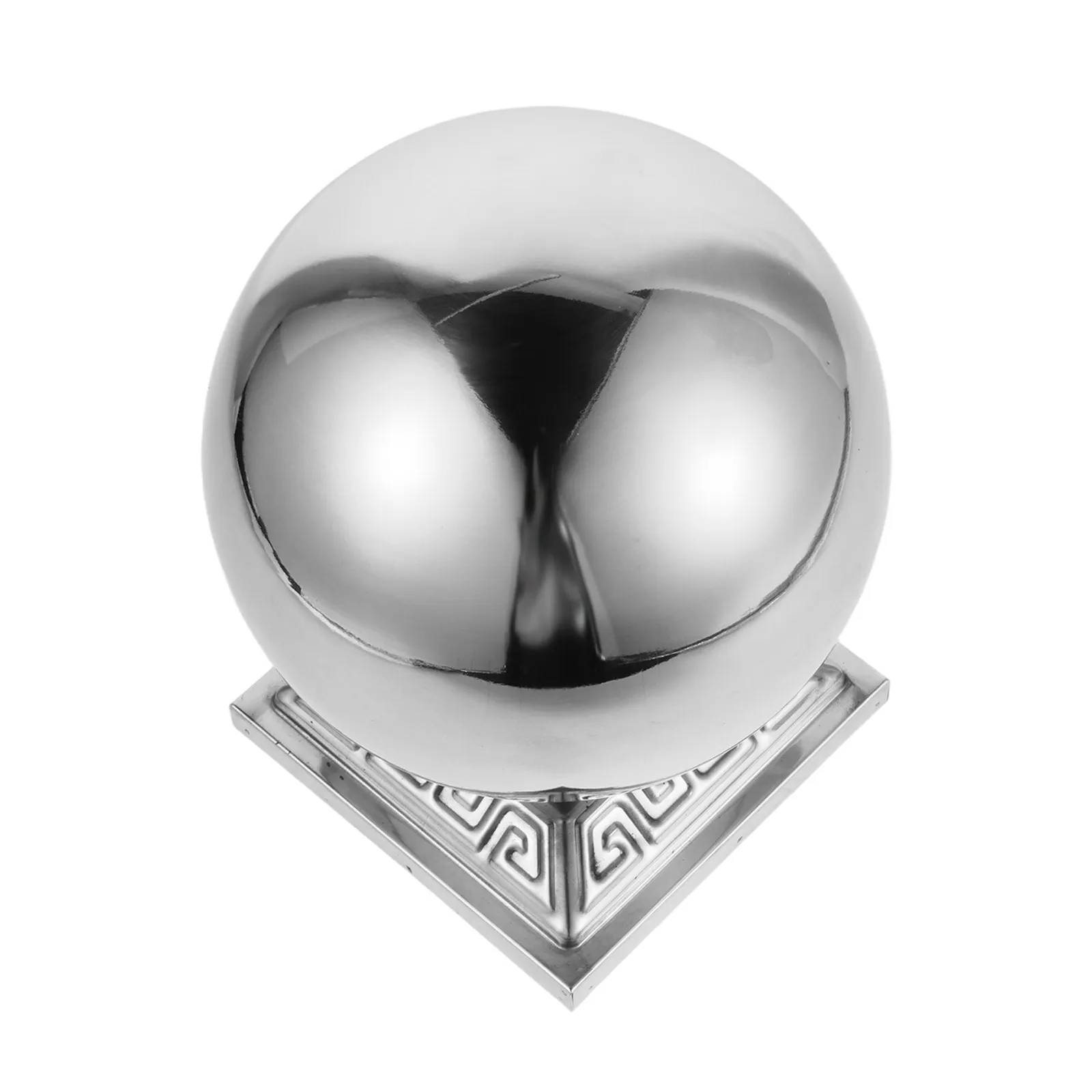 High-Grade Stainless Steel Stair Handrail Ball Post Cap Decorative Finial for Indoor Staircase Balusters Bed Posts and Curtain