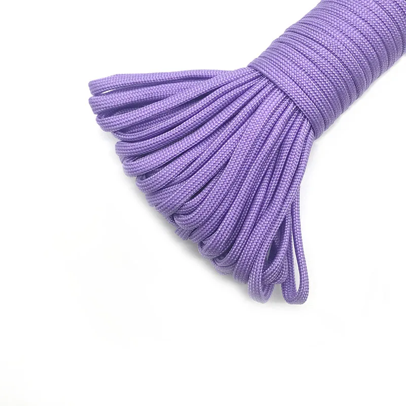 4 maten dia. 4 mm 7 standcores paracord 550 voor survival parachutekoord lanyard klimmen camping touw wandelen waslijn armband