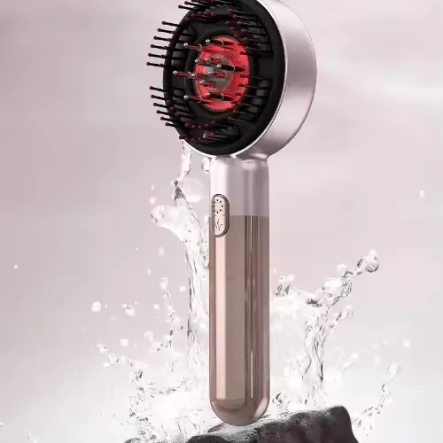 High Speed Anti Hair Loss Massage Therapy Ions Vibration Red Blue Light Massage Brush Electric Hair Growth Comb