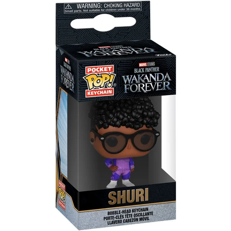 Pocket POP Marvel Black Panther Wakanda Forever Shuri keychain