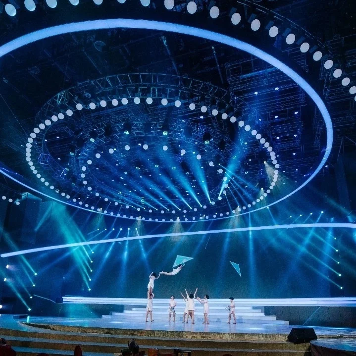 

Шаровой светильник Dmx Control Кинетическое освещение Подъемная сцена Светодиодный полноцветный луч для вечеринок Дискотека