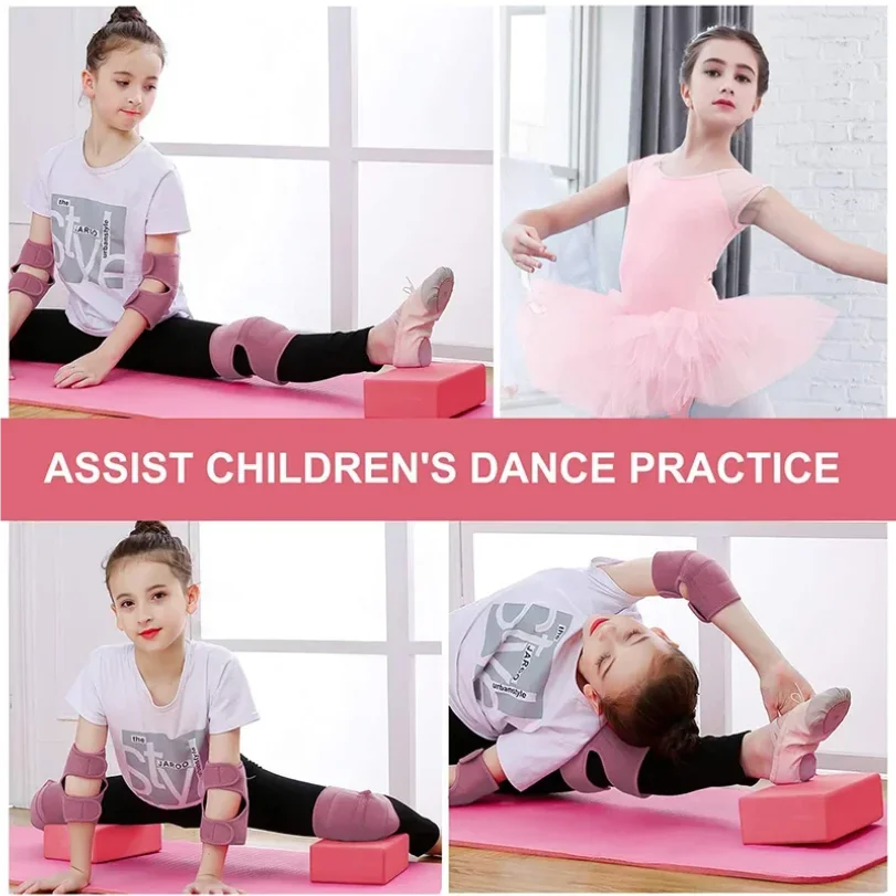 1PC Yoga Building Blocks Cubes Pilates Bricks Reinforcement Mats Sports Supplies Exercise Home Exercise Equipment Fitness Eva