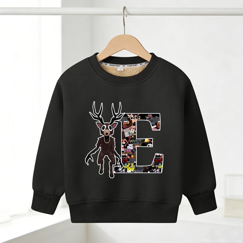 99 ليال في الغابات لامب بلوزة من الصوف أنيمي رسالة A-Z نمط علوي الشتاء في الهواء الطلق يندبروف معطف دافئ هدية عيد ميلاد