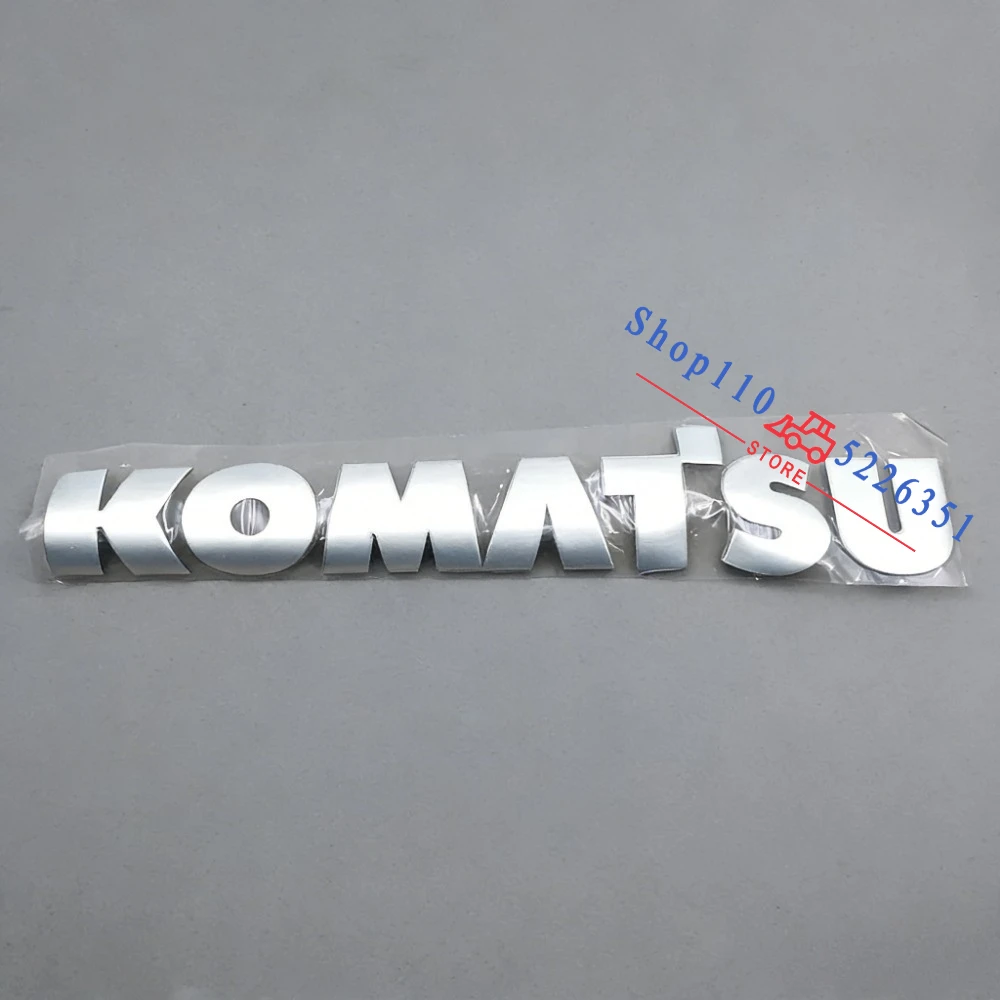 For Komatsu PC200 PC210 PC220 PC240-8MO Cab Metal Logo Sticker Aluminum Door Small Sign Excavator Parts