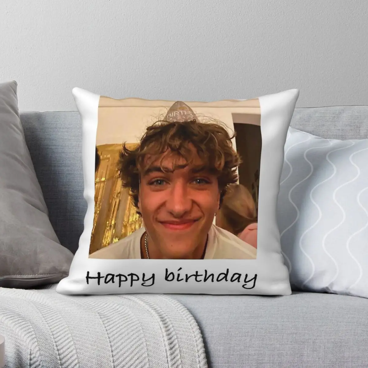 Летняя наволочка «I Turned Pretty Jeremiah Fisher», полиэстер, лен, бархат, креативный декор на молнии, чехол для подушки для комнаты