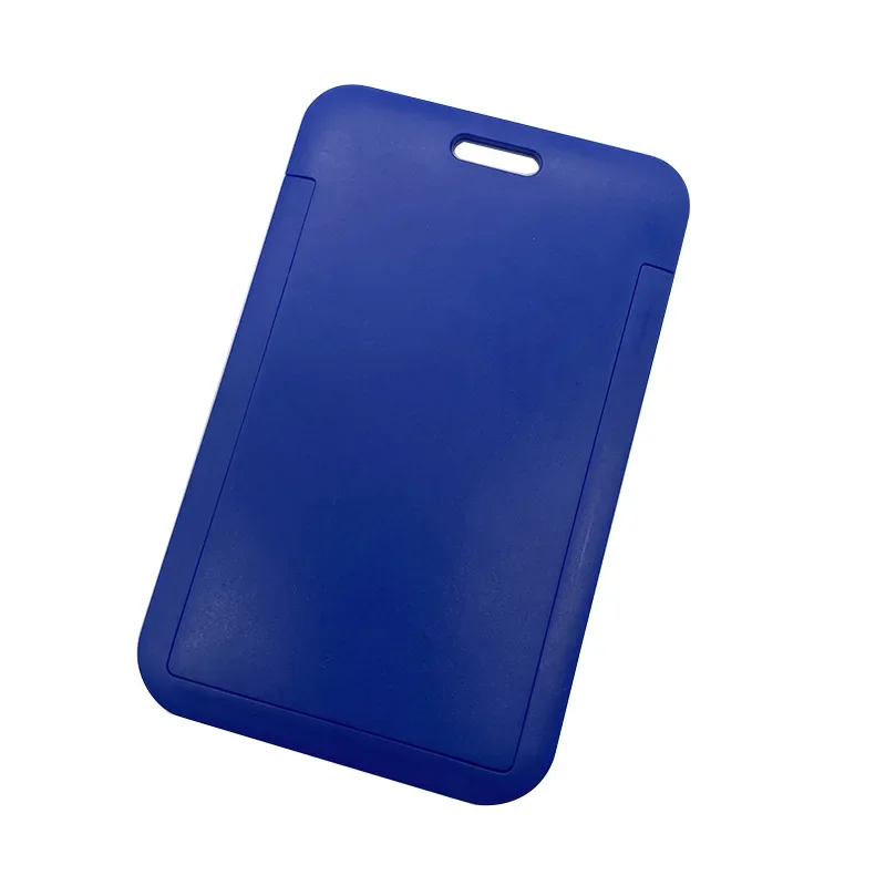 Plastic Women Men ID Credit Card Holder Wallet Fashion Student Bus ID Business Slide Card Cover Holder Bag Pouch Case