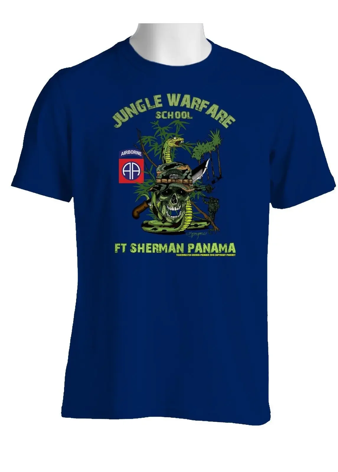 82nd Airborne Division Jungle Expert T-Shirt 100% Cotton O-Neck Summer Short Sleeve Casual Mens T-shirt Size S-3XL