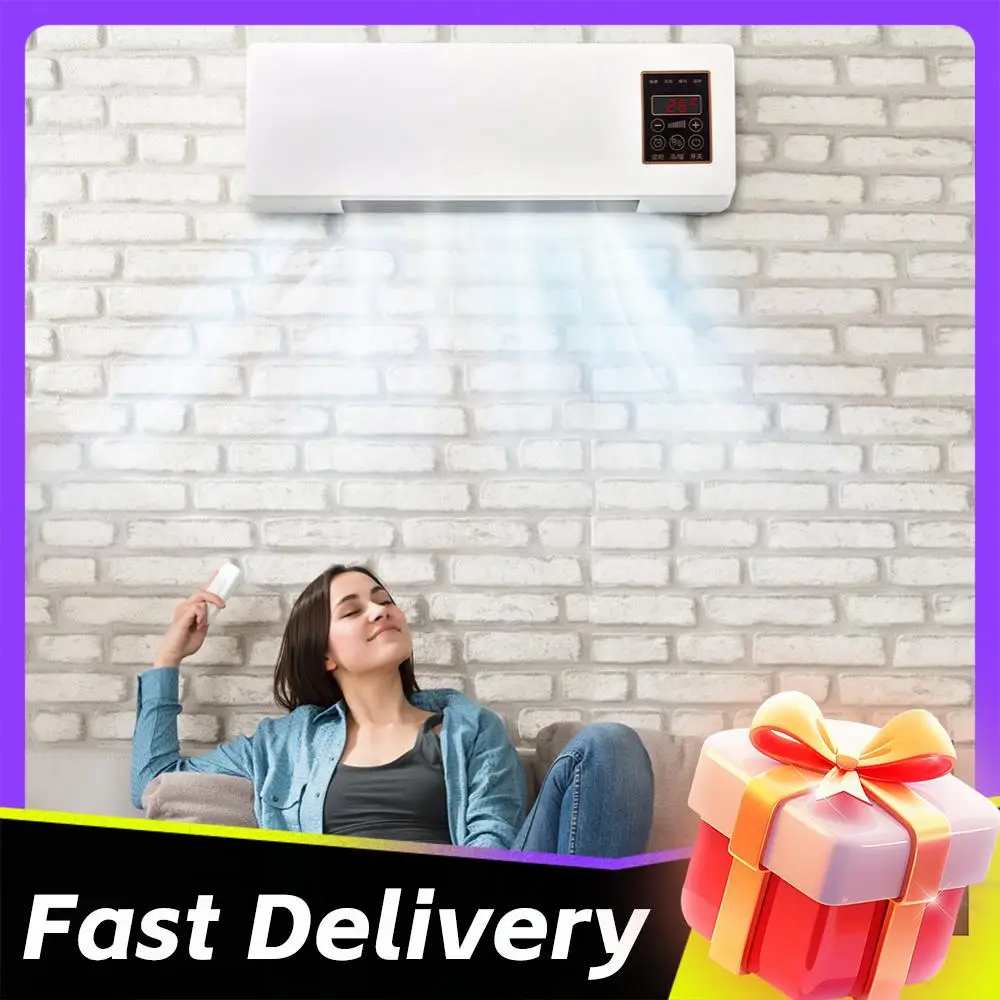 

Wall Mount Portable Airconditioner & Remote Control Multifunctional Airconditioner Portable Wall Airconditioner for Home Office